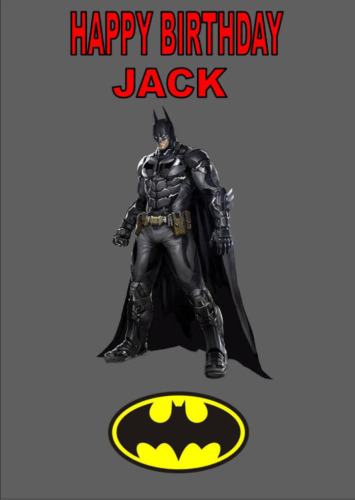 Batman Birthday card d2