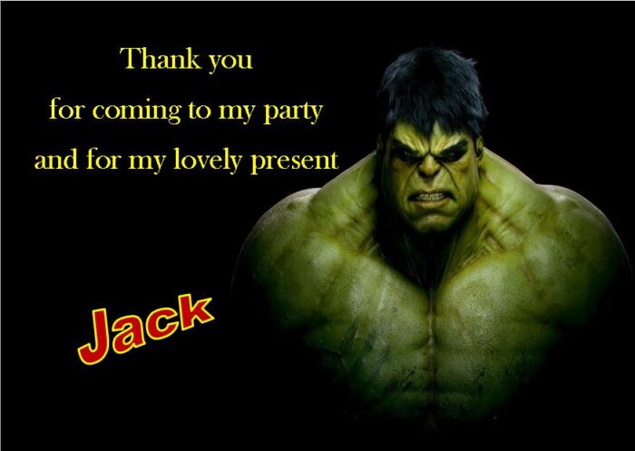 Hulk Thank You D1