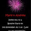 10-Personalised-High-Quality-Bonfire-Party-Invitations-D5-B00N8YLWGG