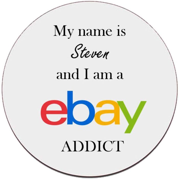 Personalised-Ebay-Addict-Coaster-Novelty-Gift-B0826YFGF9