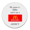 Personalised-McDonalds-Addict-Coaster-Novelty-Gift-B082GBDPB1