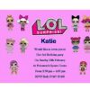 SMB-Novelties-10-LOL-Dolls-Personalised-Birthday-Party-Invitations-D2-B07N6KTV31